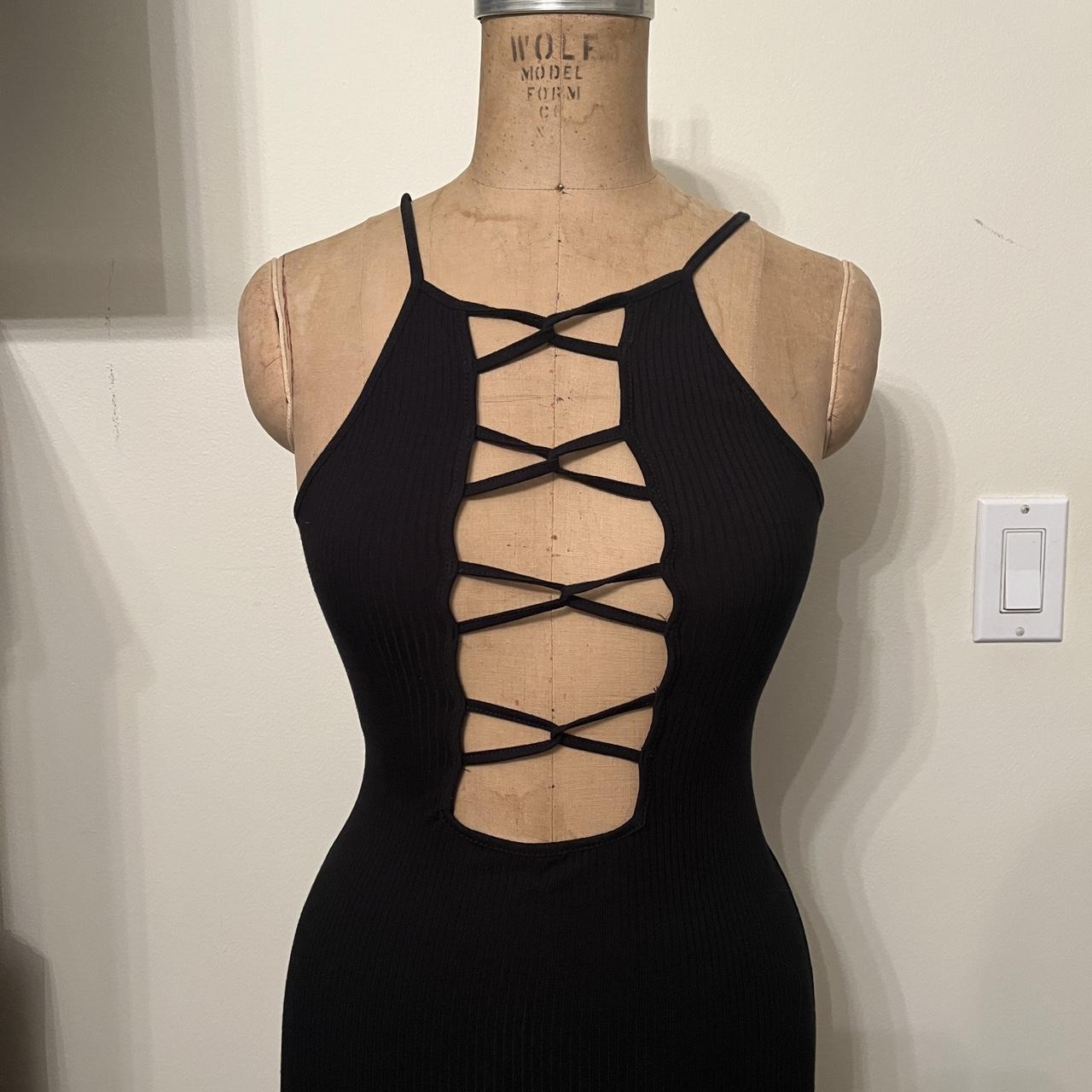 Buy Women's Criss Cross Cut Out Backless one Piece Bodysuit