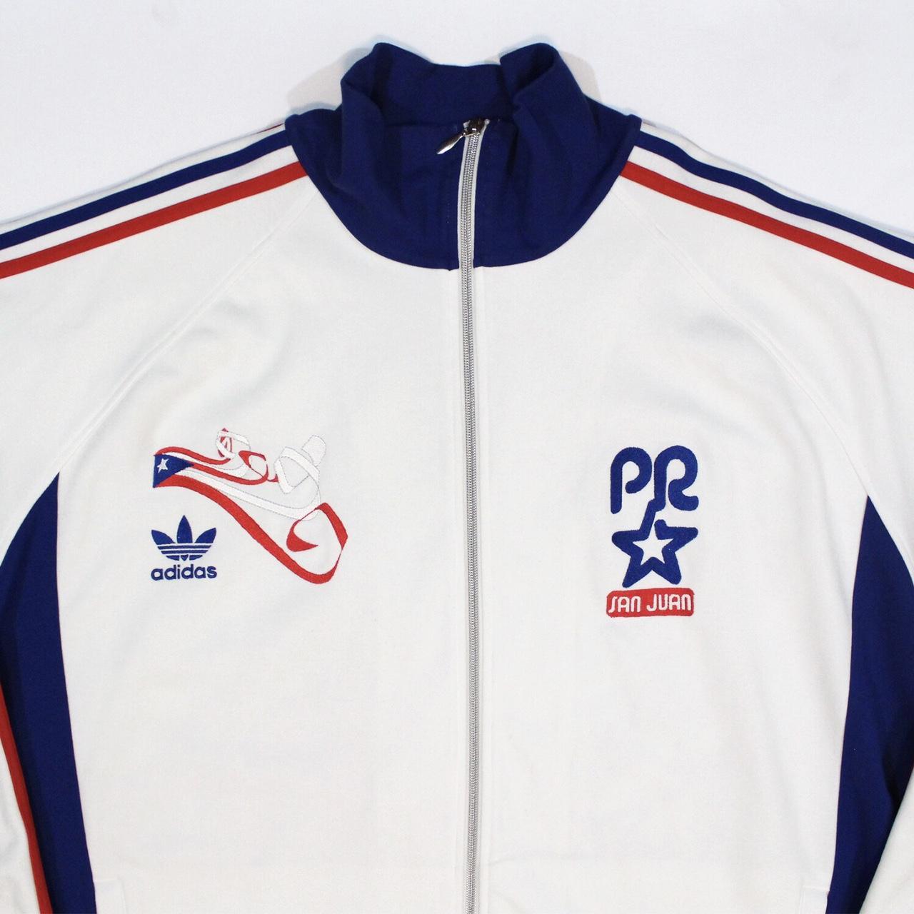 Vintage San Juan Puerto Rico Adidas three stripe... Depop