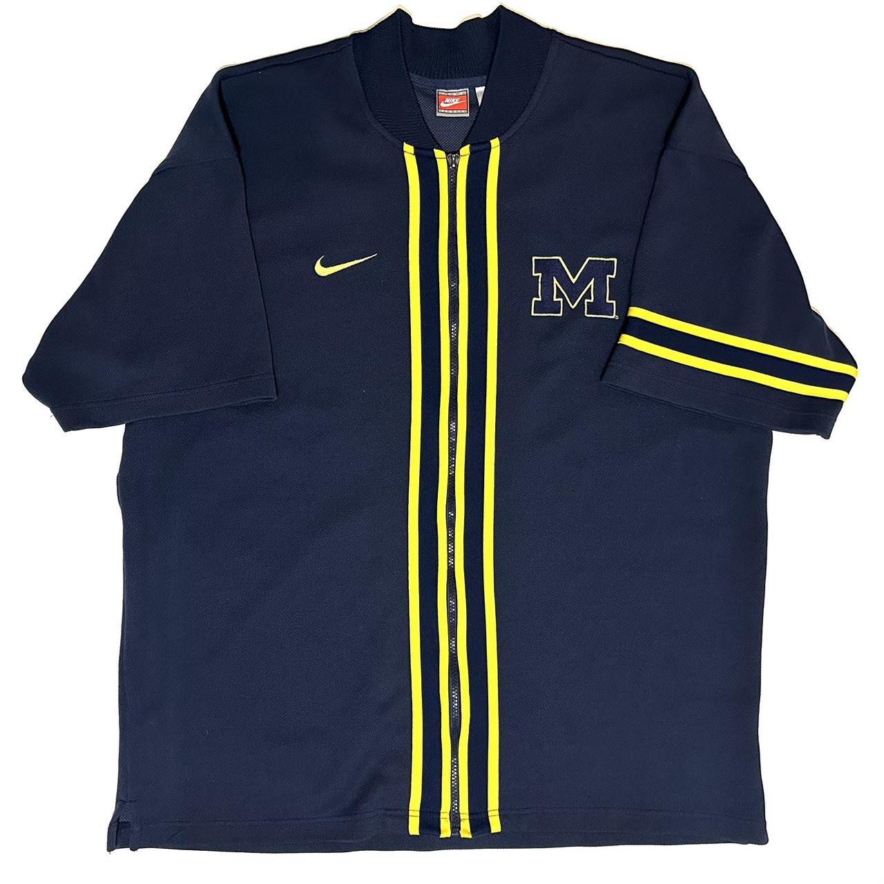 Nike Vintage Michigan Wolverines baseball jersey - Depop