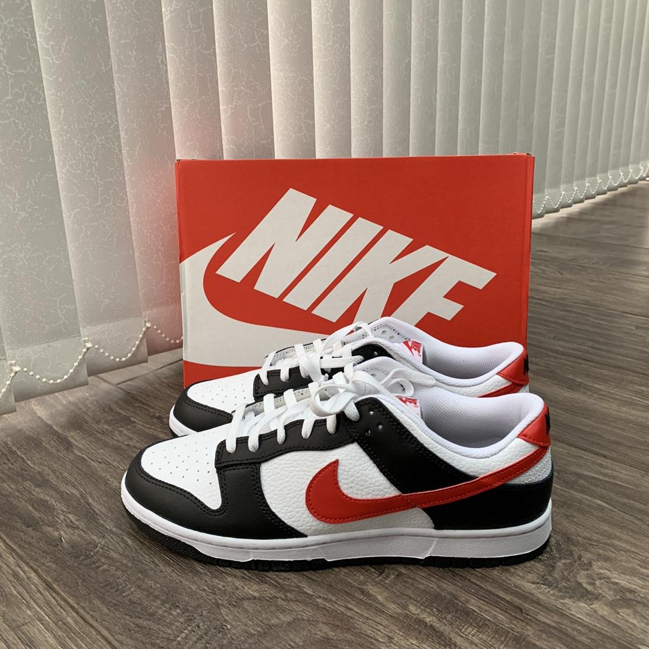 dunk low retro red swoosh panda