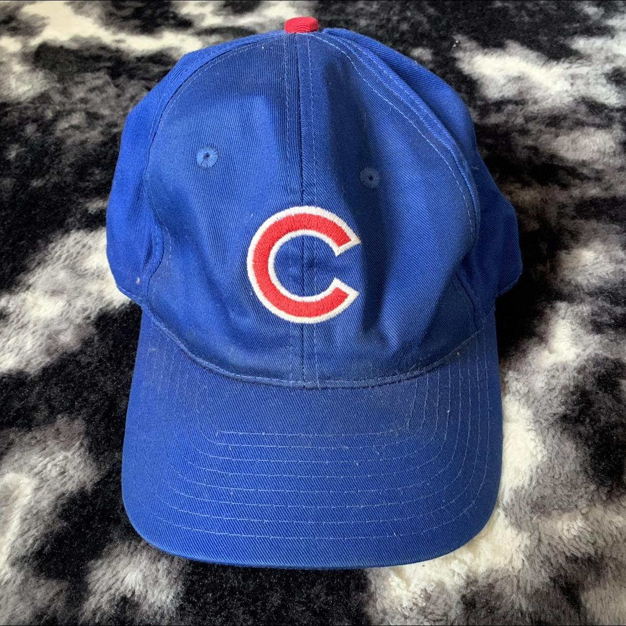 Chicago Cubs Vintage Corduroy Blue Snapback Hat Cap Baseball