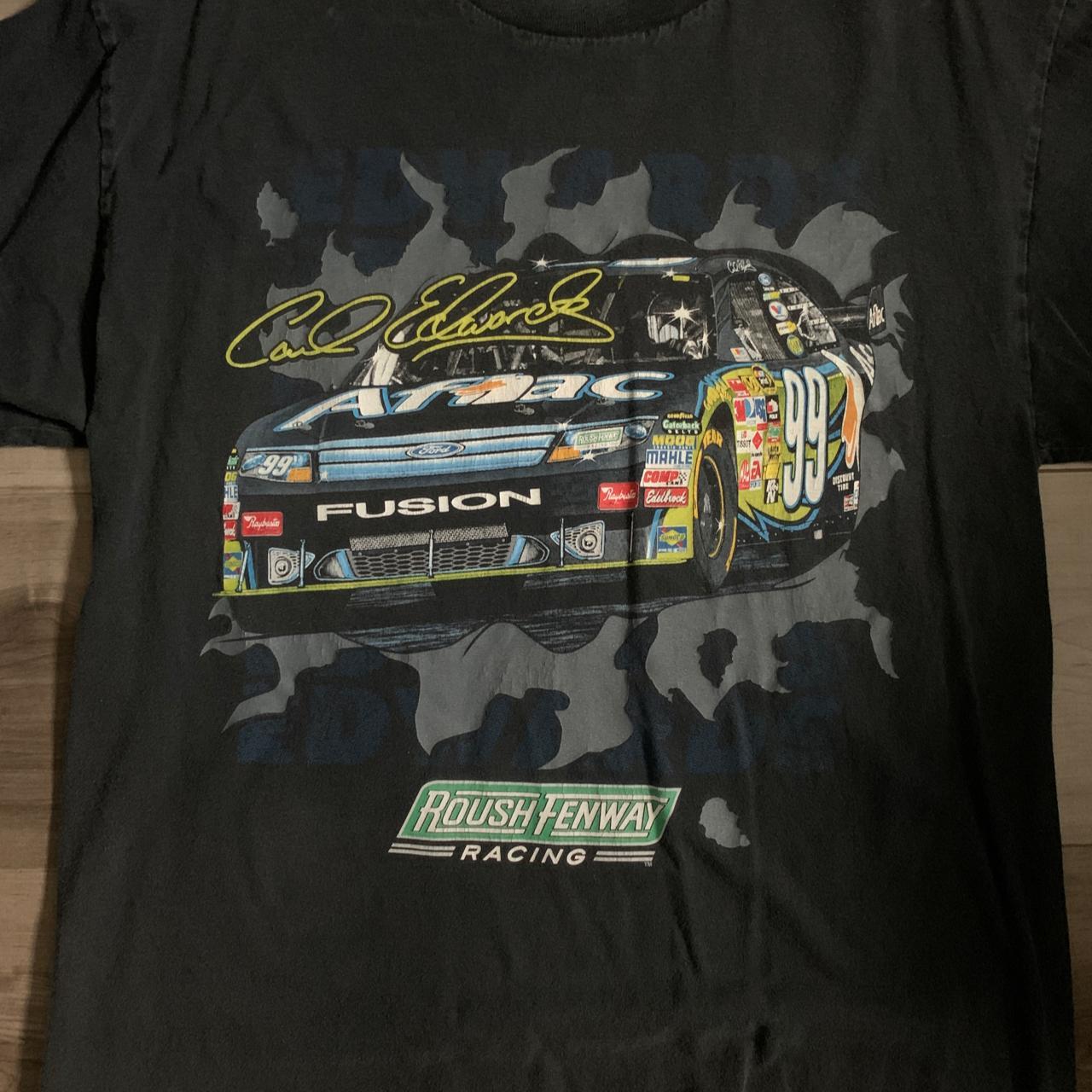 NASCAR Men's Black T-shirt | Depop