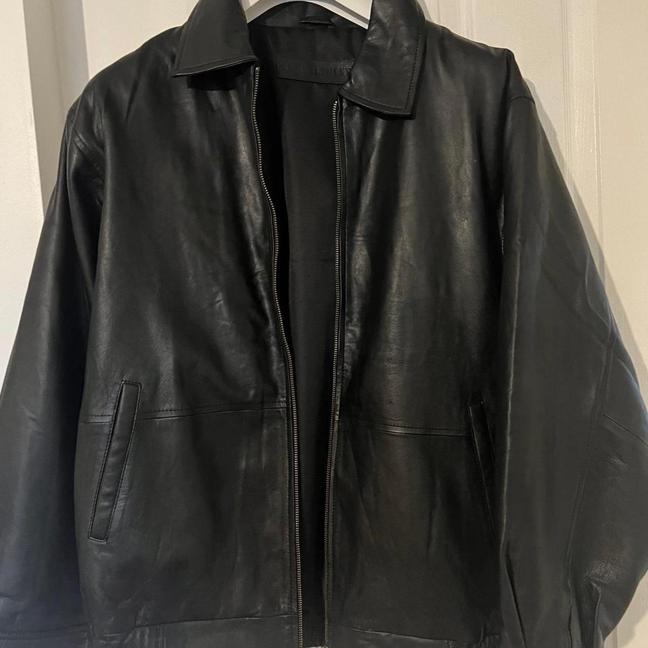 Vintage leather jacket bought from Etsy for £160.... - Depop