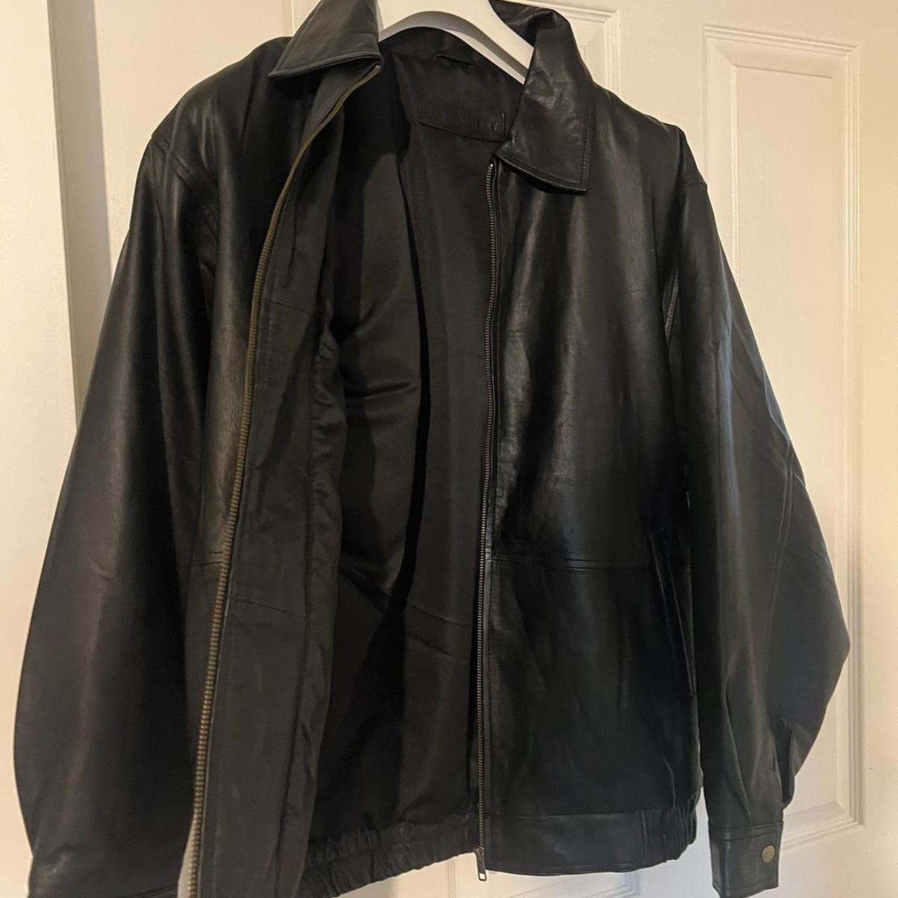 Vintage leather jacket bought from Etsy for £160.... - Depop