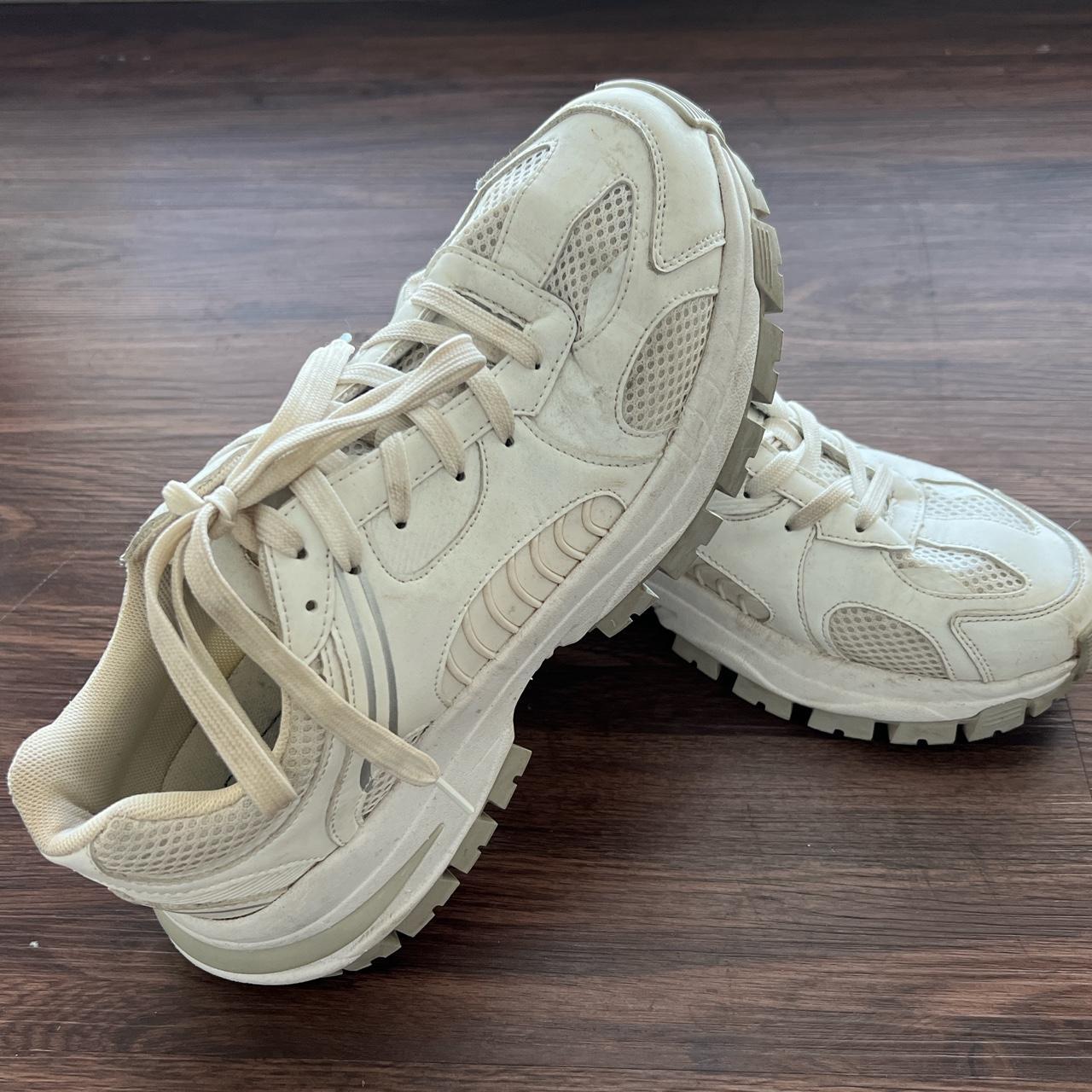 asos white chunky sneakers
