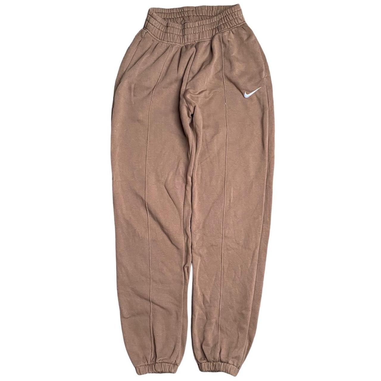Nike baggy joggers Size XS brown Decent... Depop