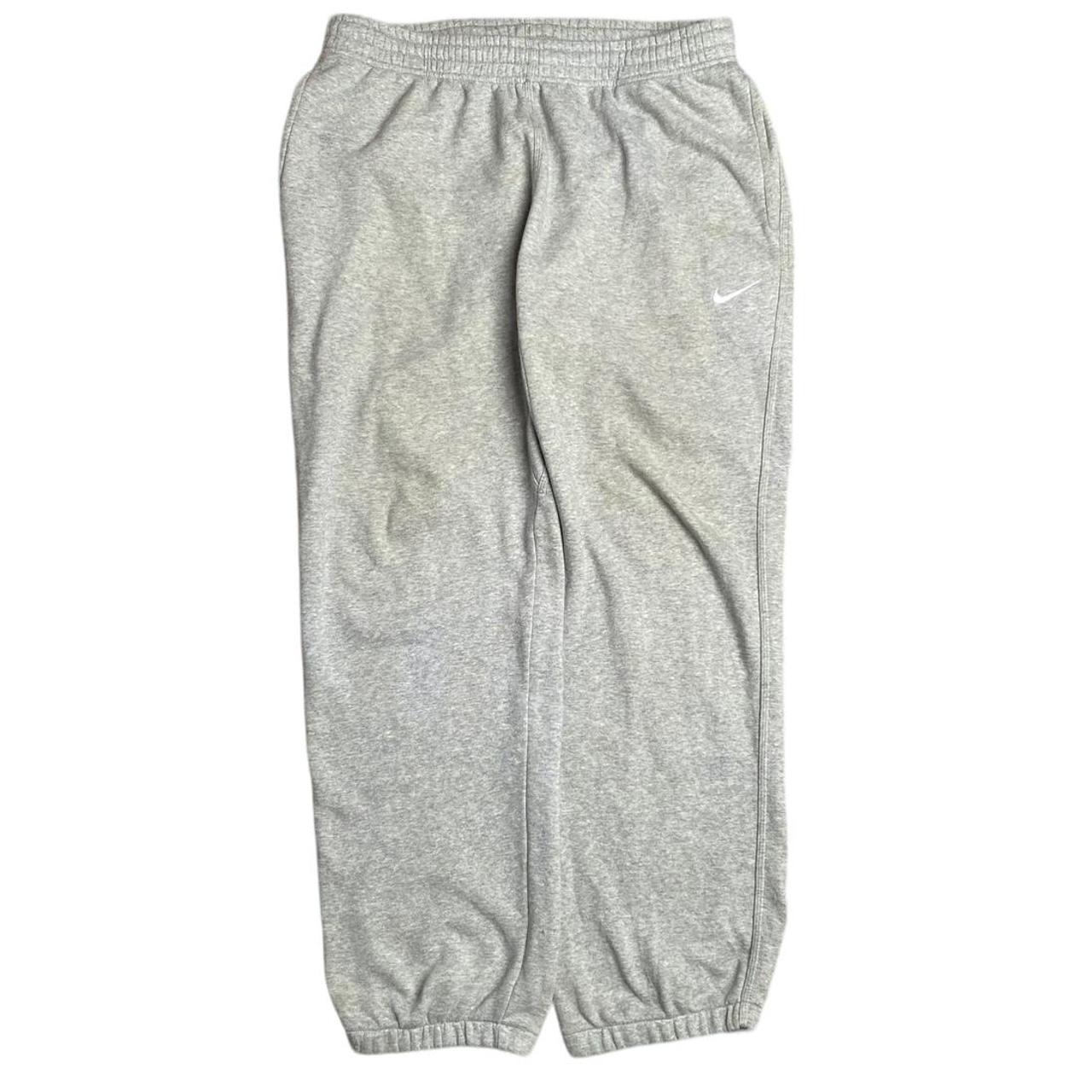 Nike Men's White and Grey Joggerstracksuits Depop