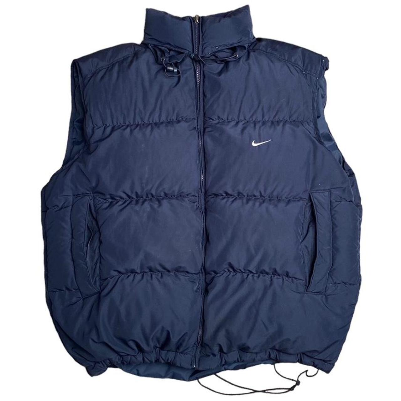 mens nike black gilet
