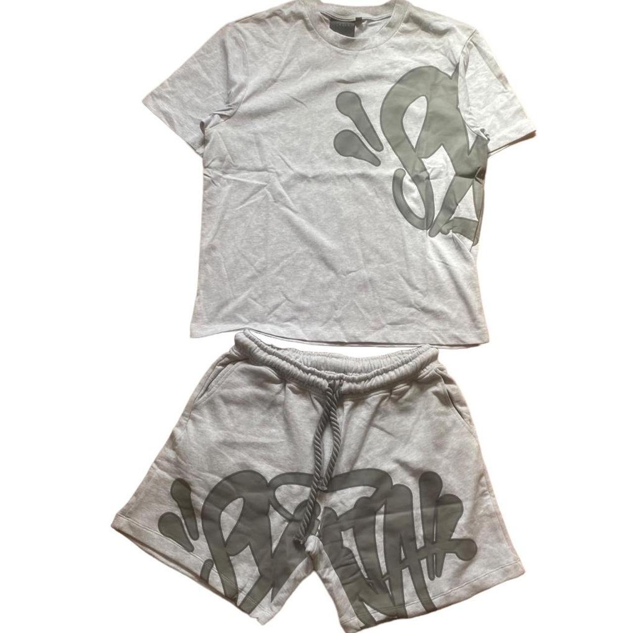Syna T-shirt & Shorts Logo Set - Grey