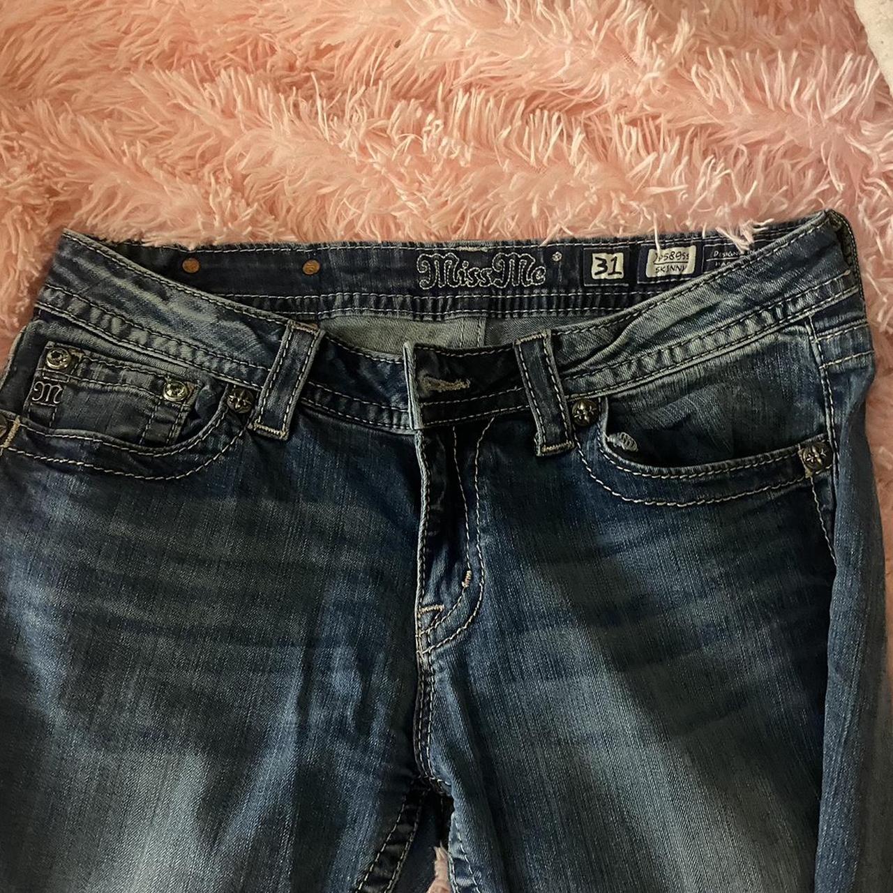 LOW RISE MISS ME SKINNY JEAN vintage size... - Depop