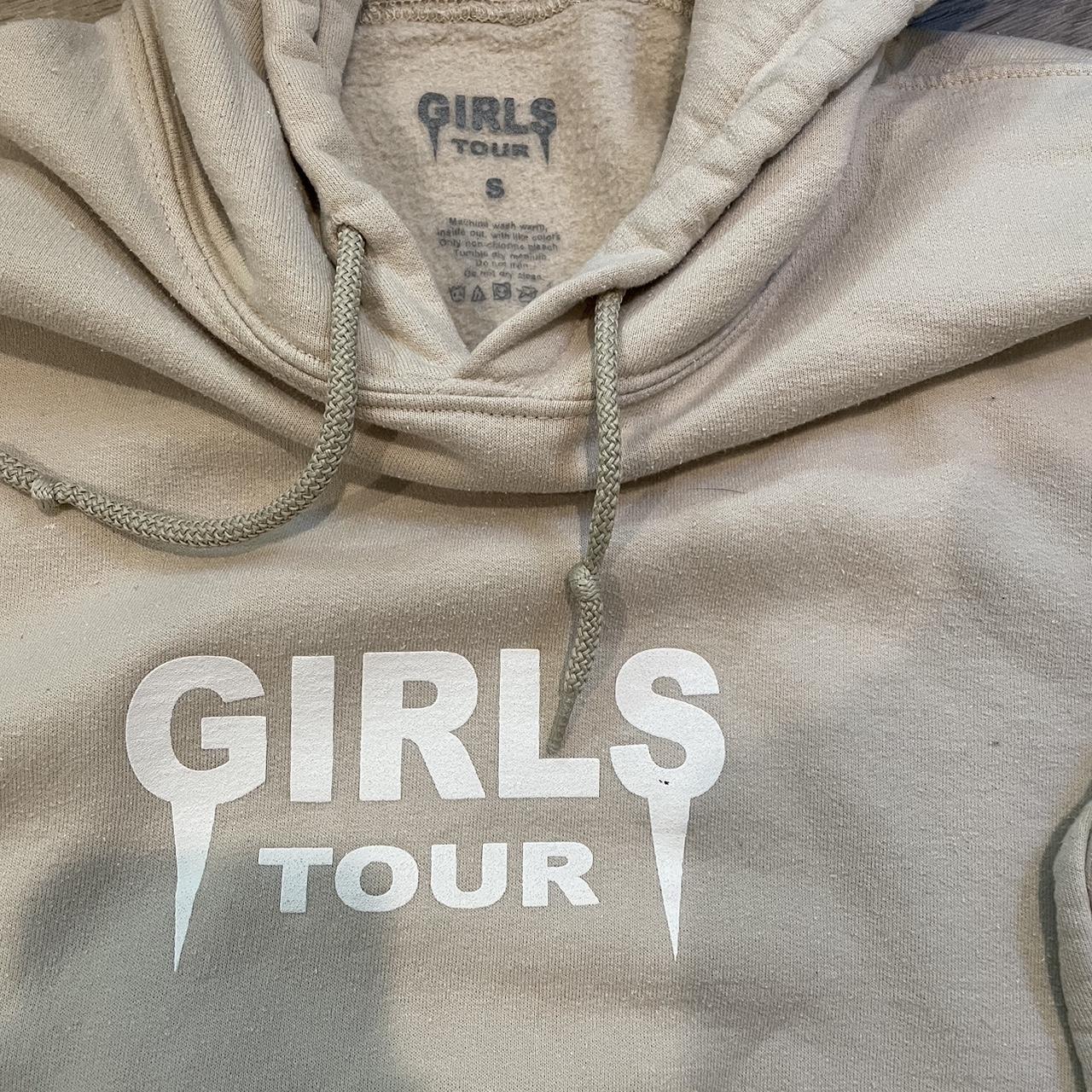 Girls Tour Women's Cream and Tan Hoodie (2)