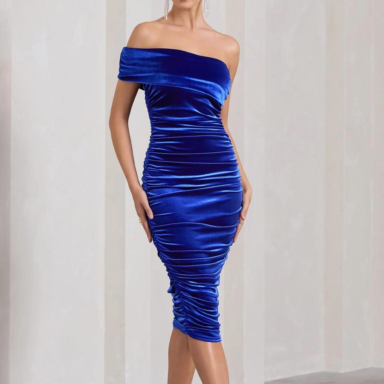 Club L London velvet midi dress. Brand new. Left it... Depop