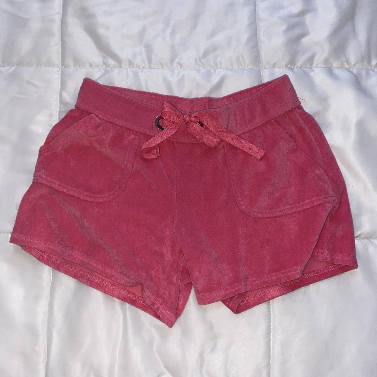 Hot pink terry clothes shorts 🩷 PLEASE MESSAGE... - Depop