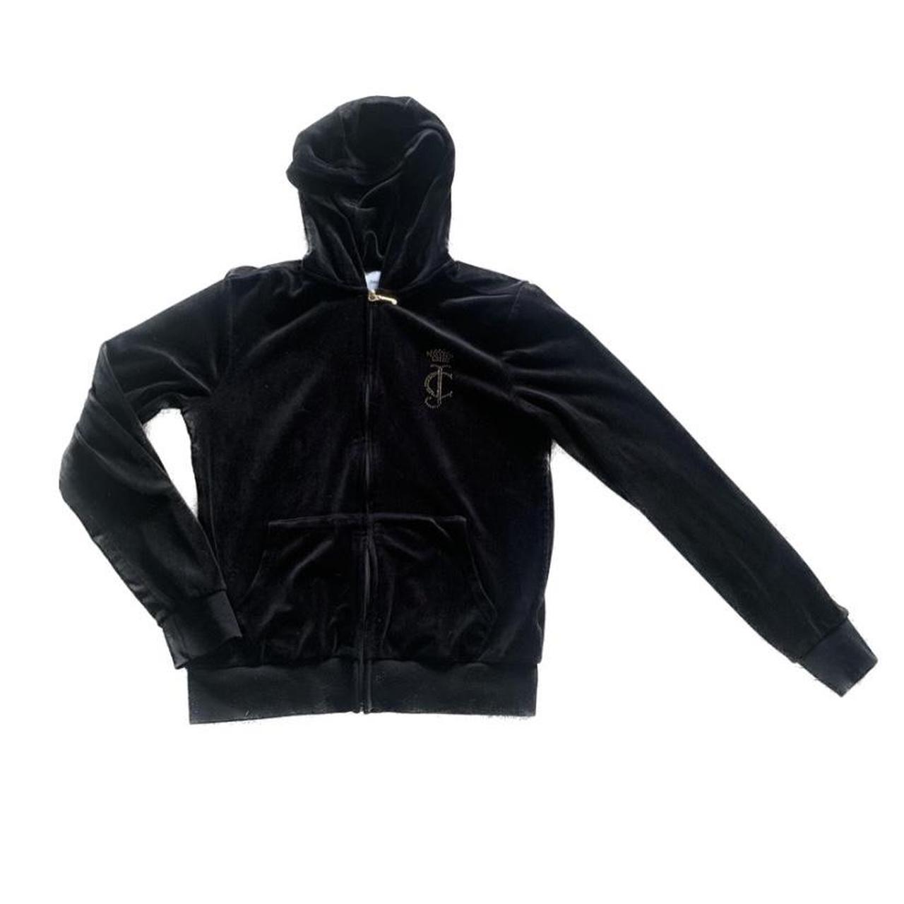 Juicy couture discount black velour jacket