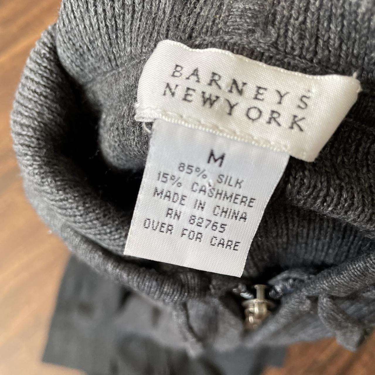 Charcoal gray #silk #cashmere Barney’s New #York... - Depop