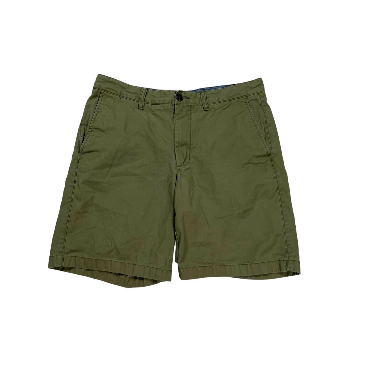 Eddie Bauer Shorts 33 9/10 Olive Green Made in... Depop
