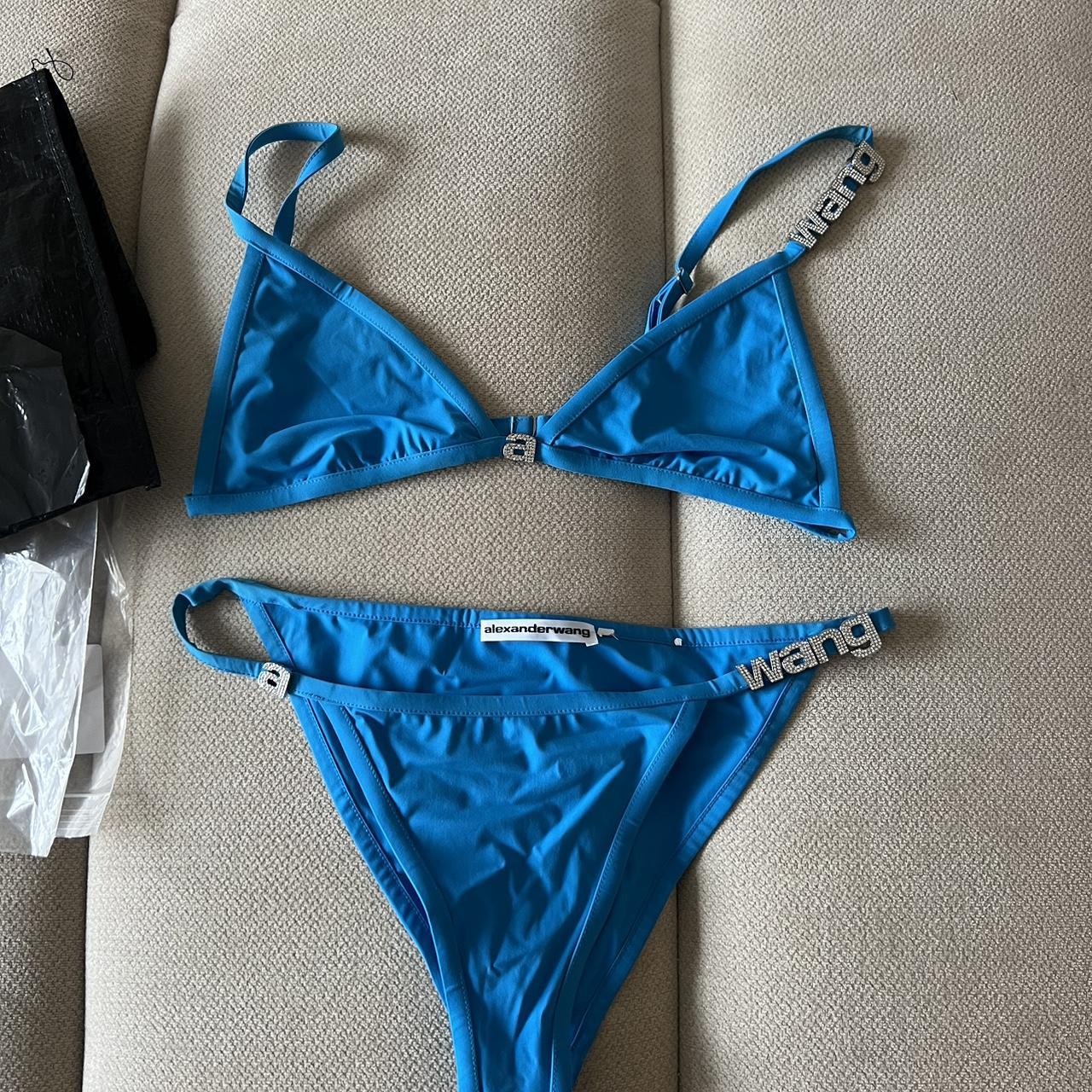 Alexander Wang blue bikini - GENUINE & comes with | Depop