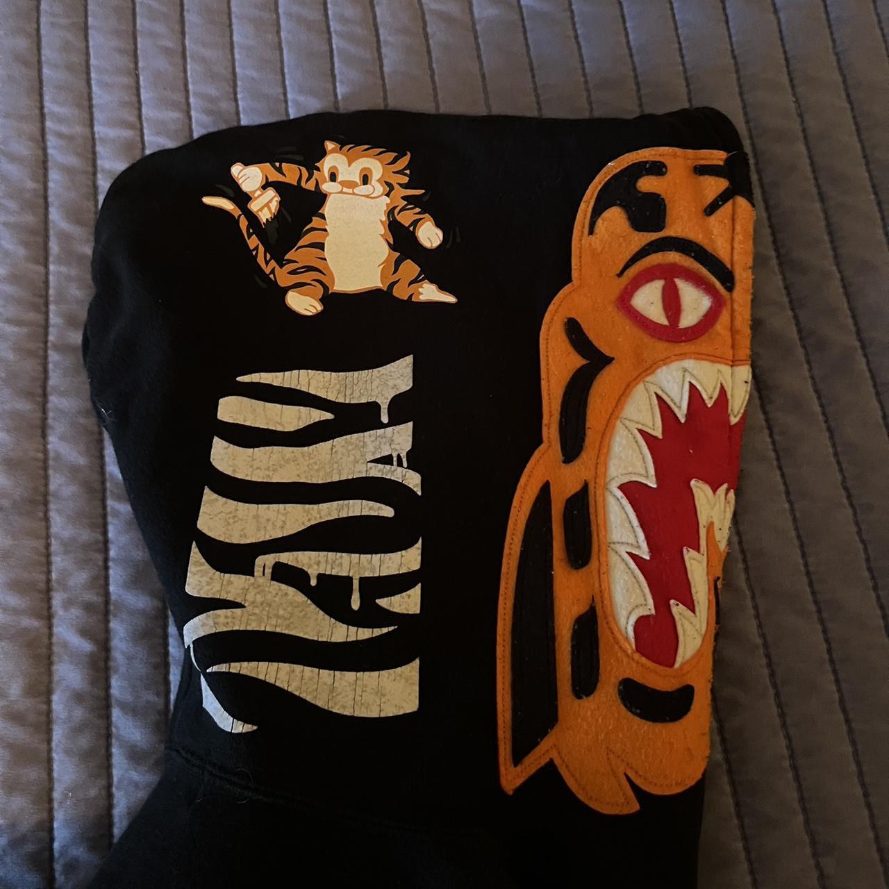 A BATHING APE apee tiger face full zip hoodie. This Depop