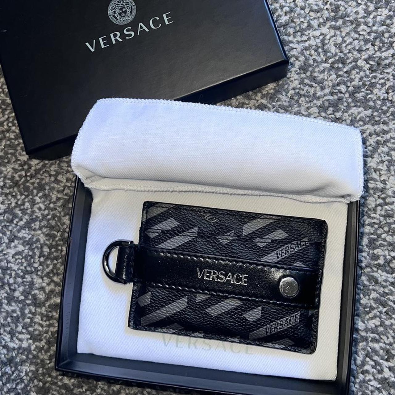 [Brand New] AUTHENTIC Versace Card Case Grey store