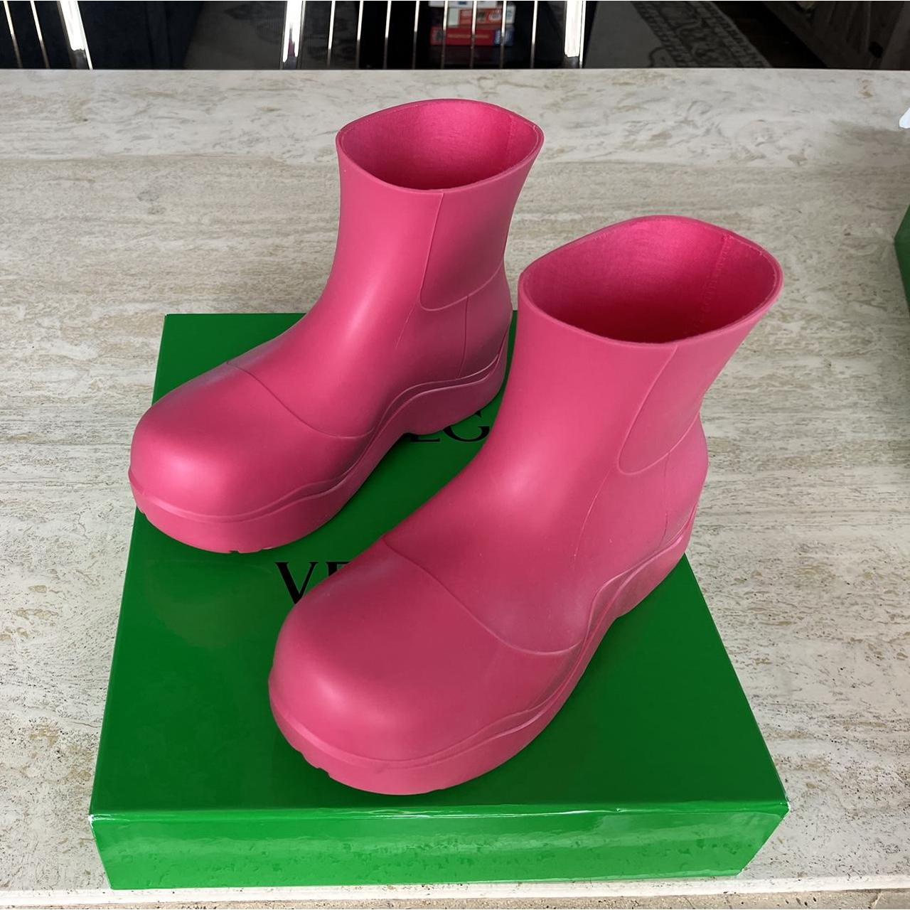 Bottega Veneta puddle boots pink 【公式通販】