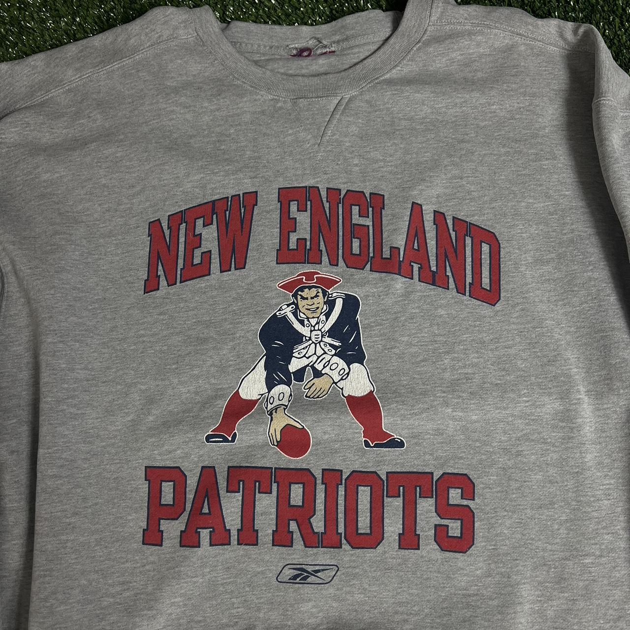 Vintage New England patriots Crewneck Cut tag Fits - Depop