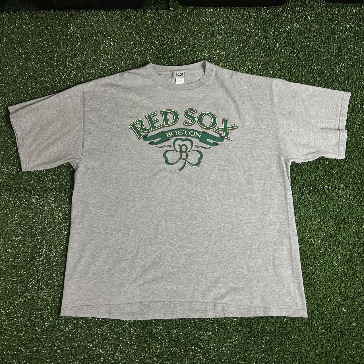 Boston Redsox Green T Shirt Used but in good - Depop