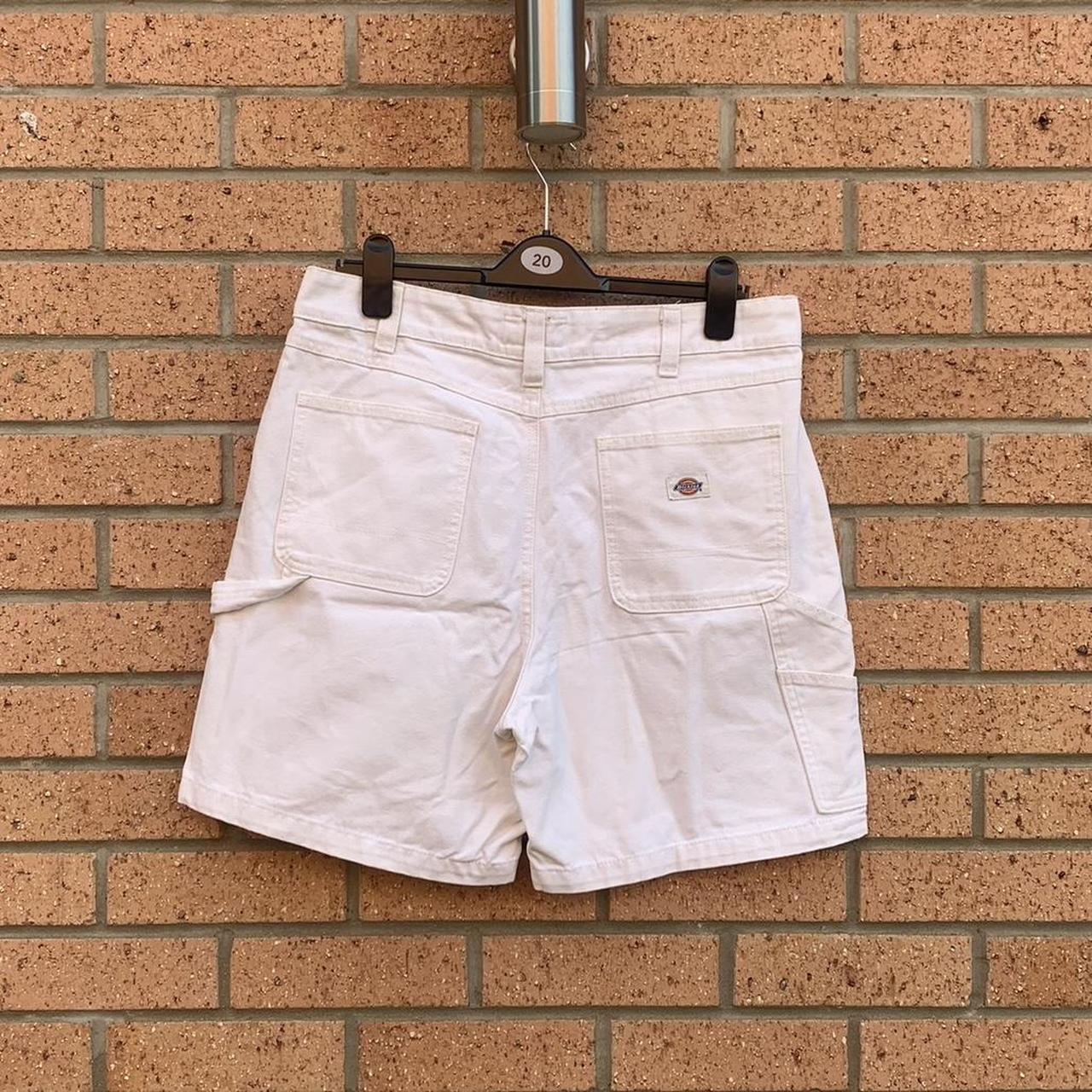 Dickies duck canvas cargo shorts Cream / offwhite Depop