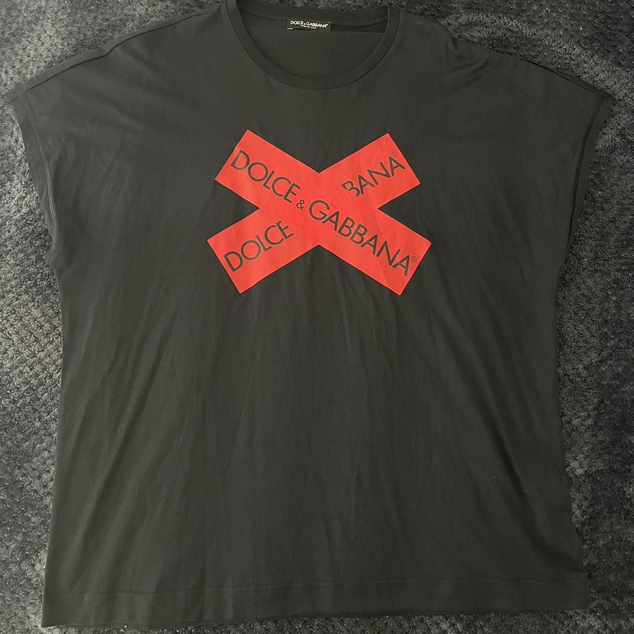 Mens dolce and clearance gabbana t shirt sale