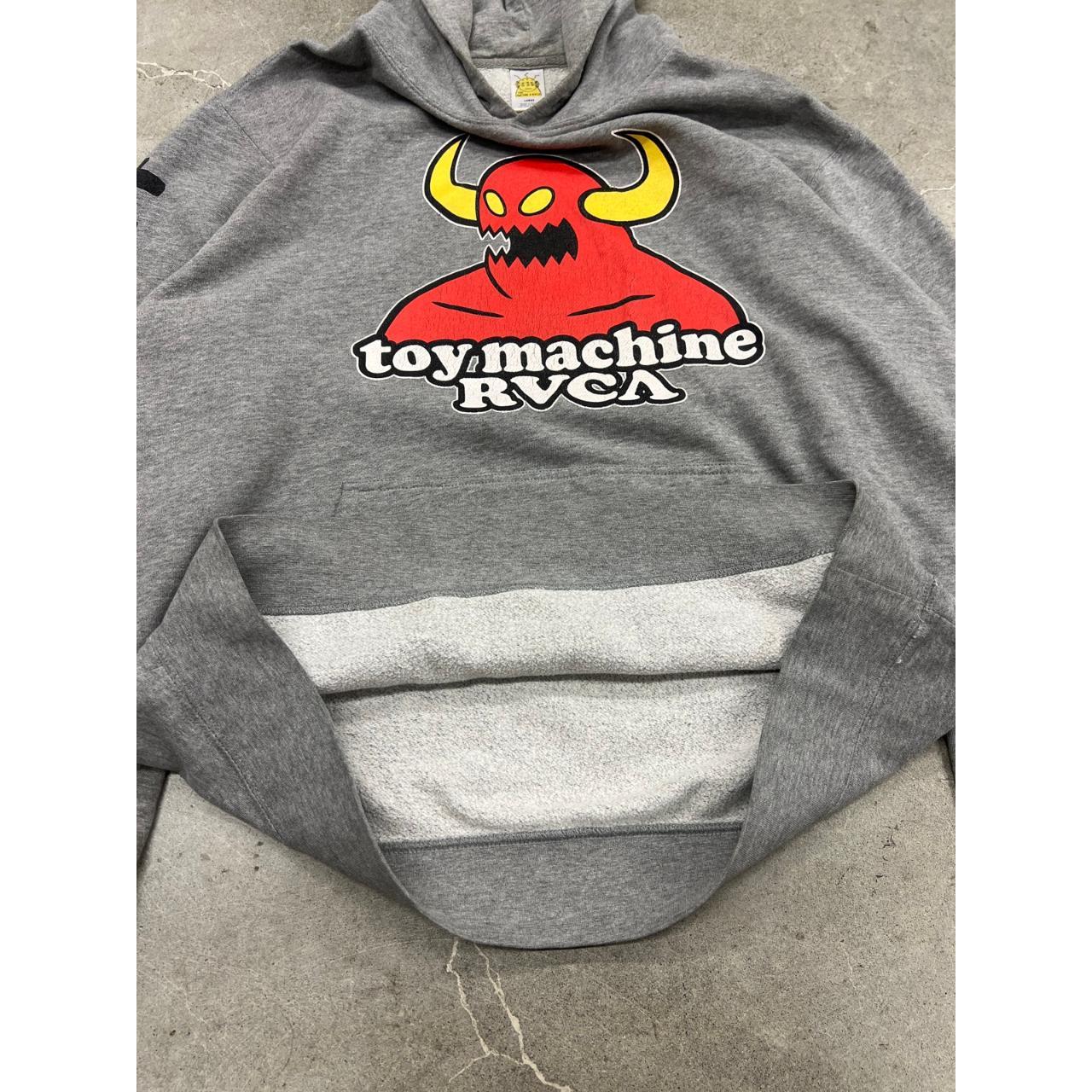 Toy machine RVCA graphic hoodie vintage rare Depop