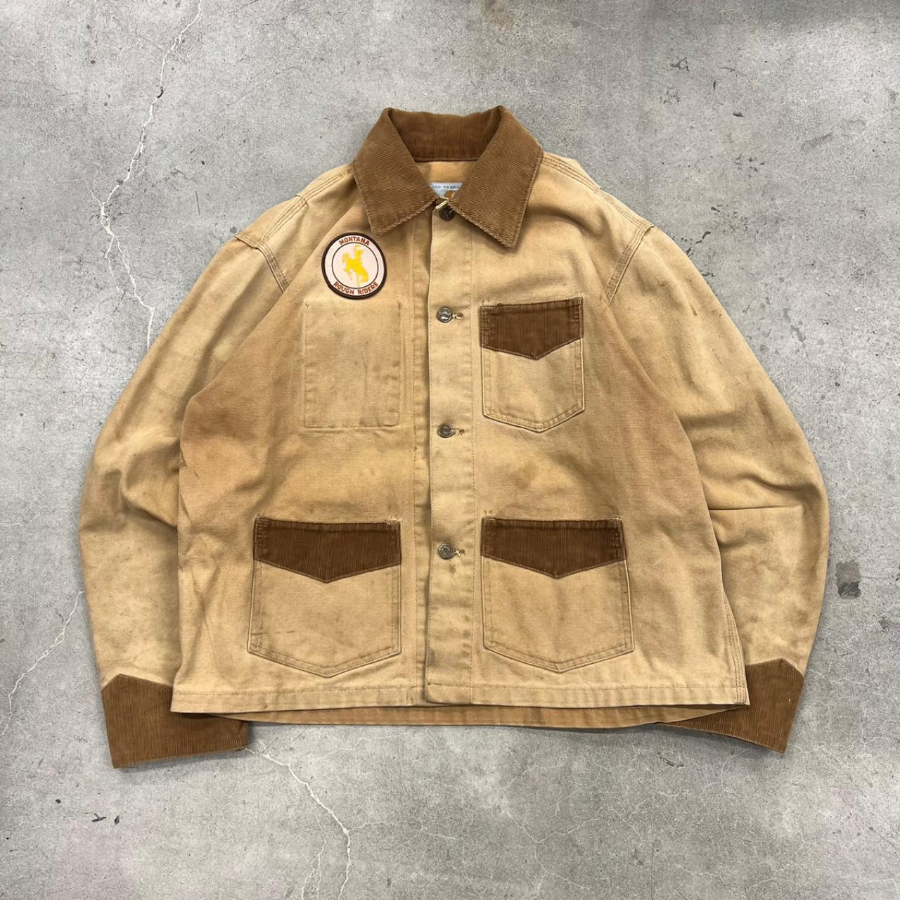 Vintage carhartt 80s canvas corduroy Detroit... - Depop