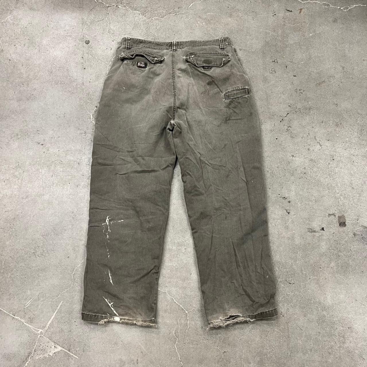 Vintage no boundaries multi cargo pants double knee - Depop