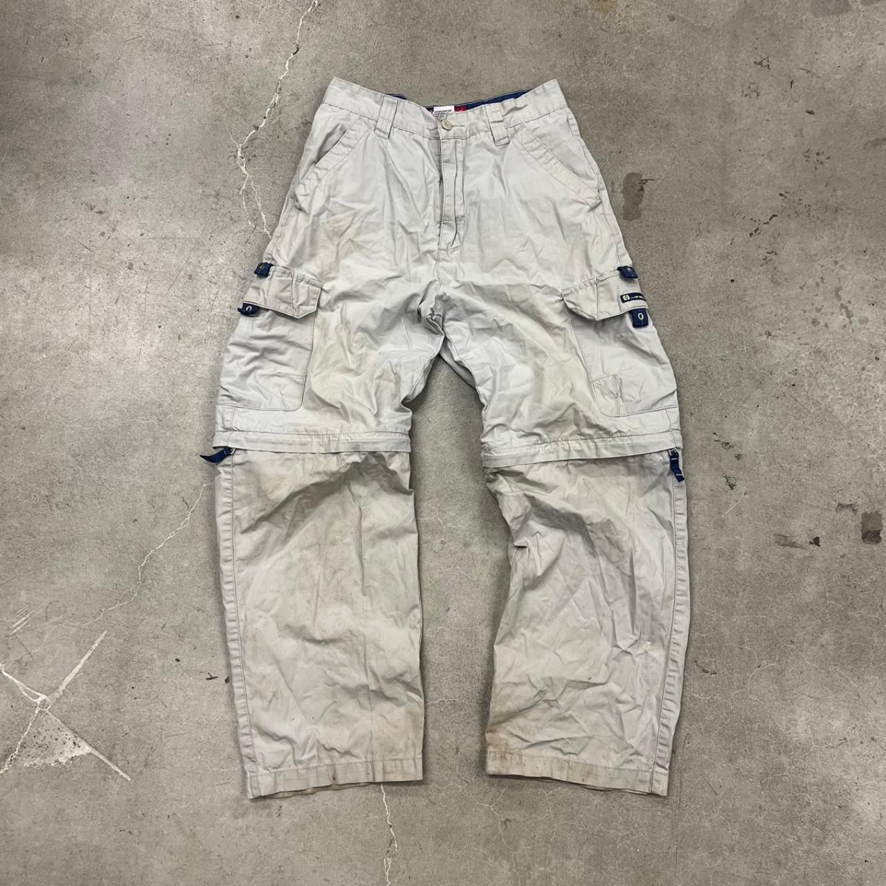 90s Otb baggy convertible cargo loose jnco skate... - Depop