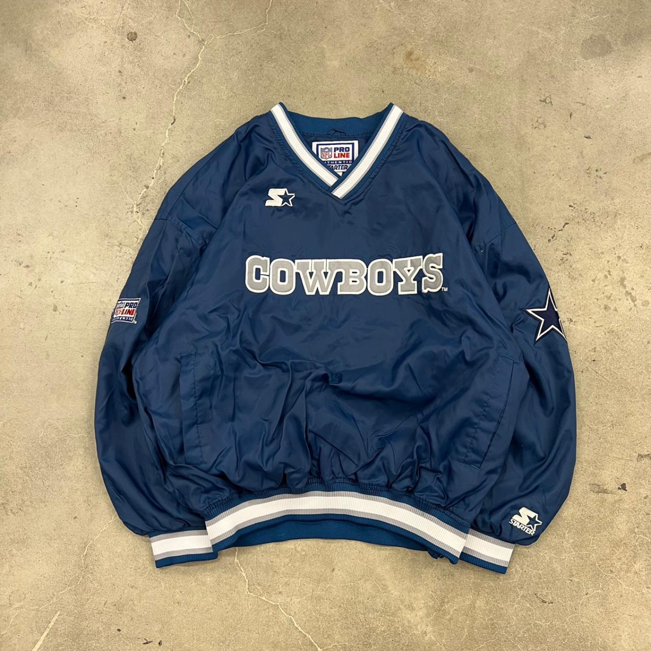 Vintage 1990s Starter Dallas Cowboys NFL Embroidered Crewneck 