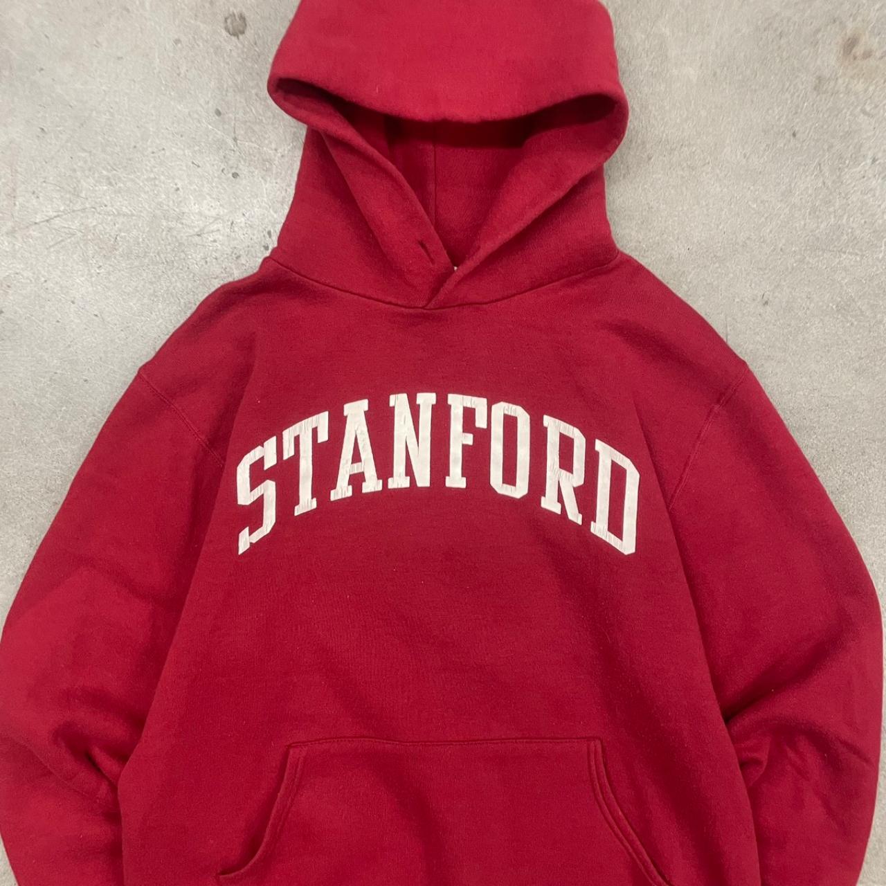 80s Stanford hoodie rare made USA college university... - Depop