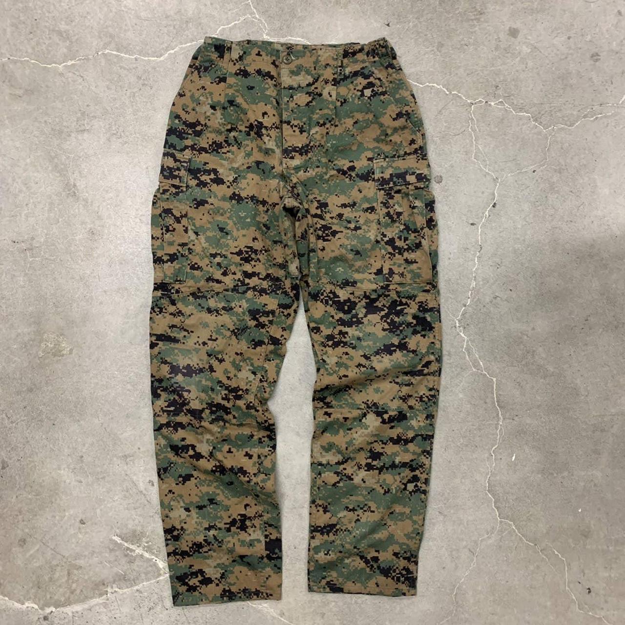 Camo vintage double knee cargo pant military y2k 90s...