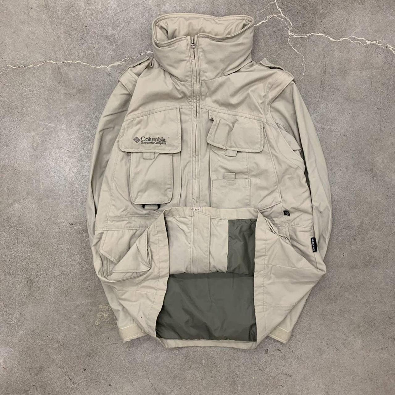 Columbia vintage multi cargo fishing jacket - Depop