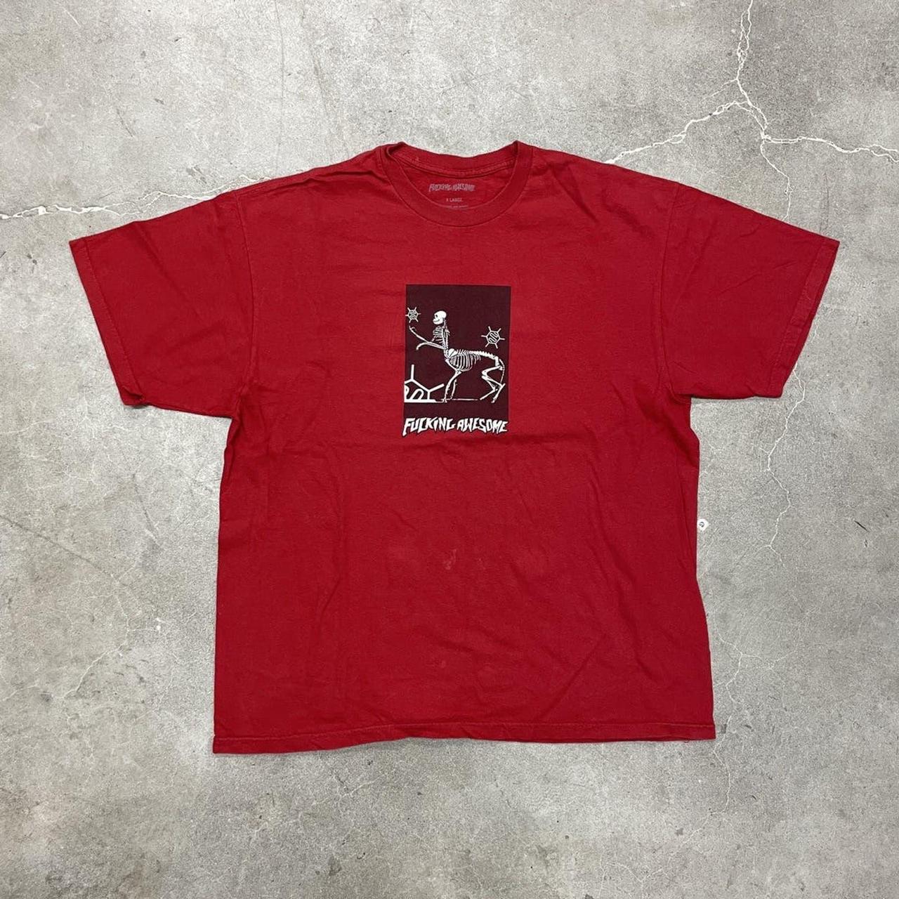 Fucking Awesome skeleton science tee shirt y2k skate | Depop