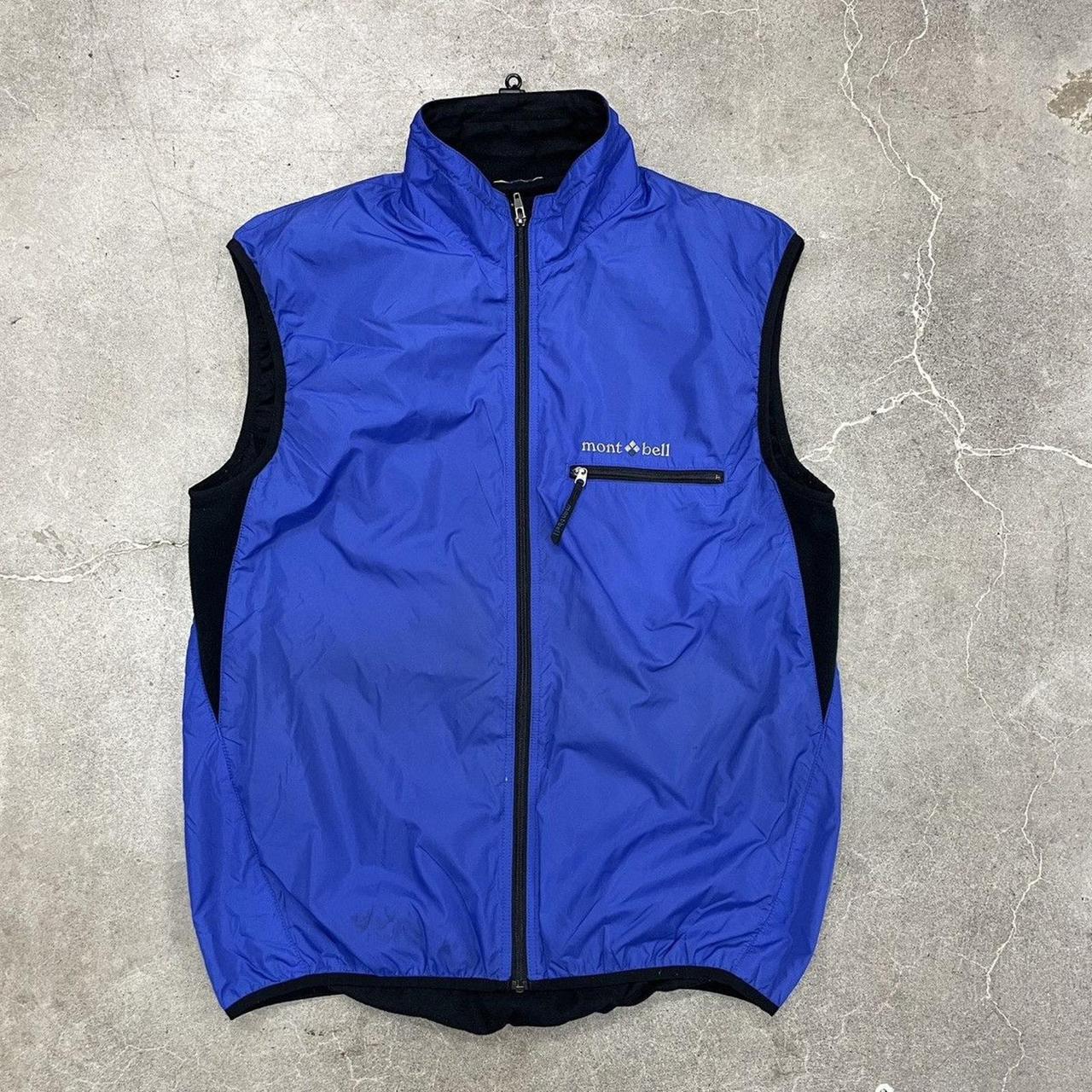 Mount-bell montbell vest outdoor zip soft shell... - Depop