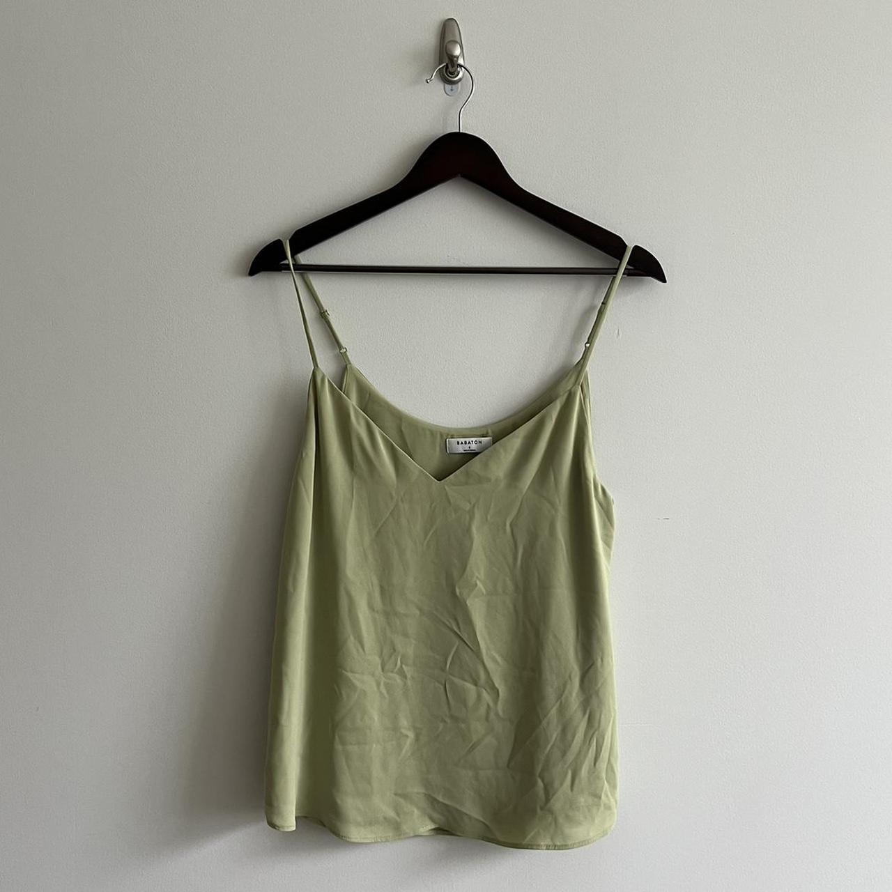 Aritzia Babaton Everly Camisole V-neck Blouse Sleeveless Top Size S