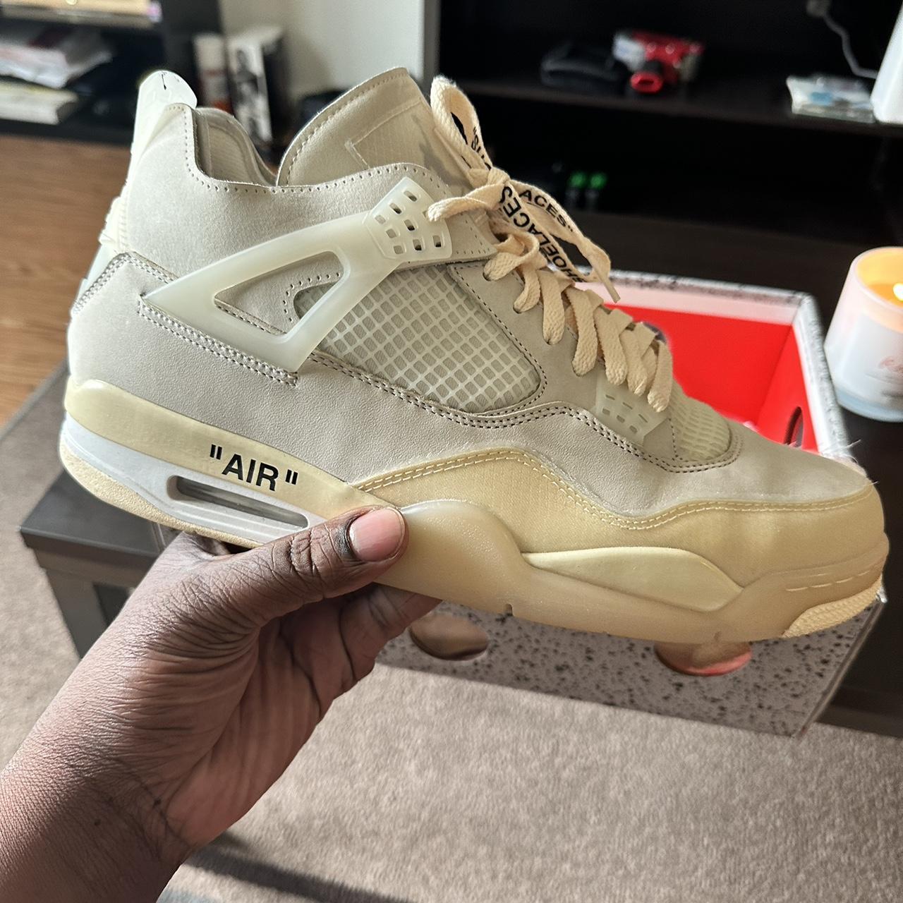 pre order off white jordan 4 sail