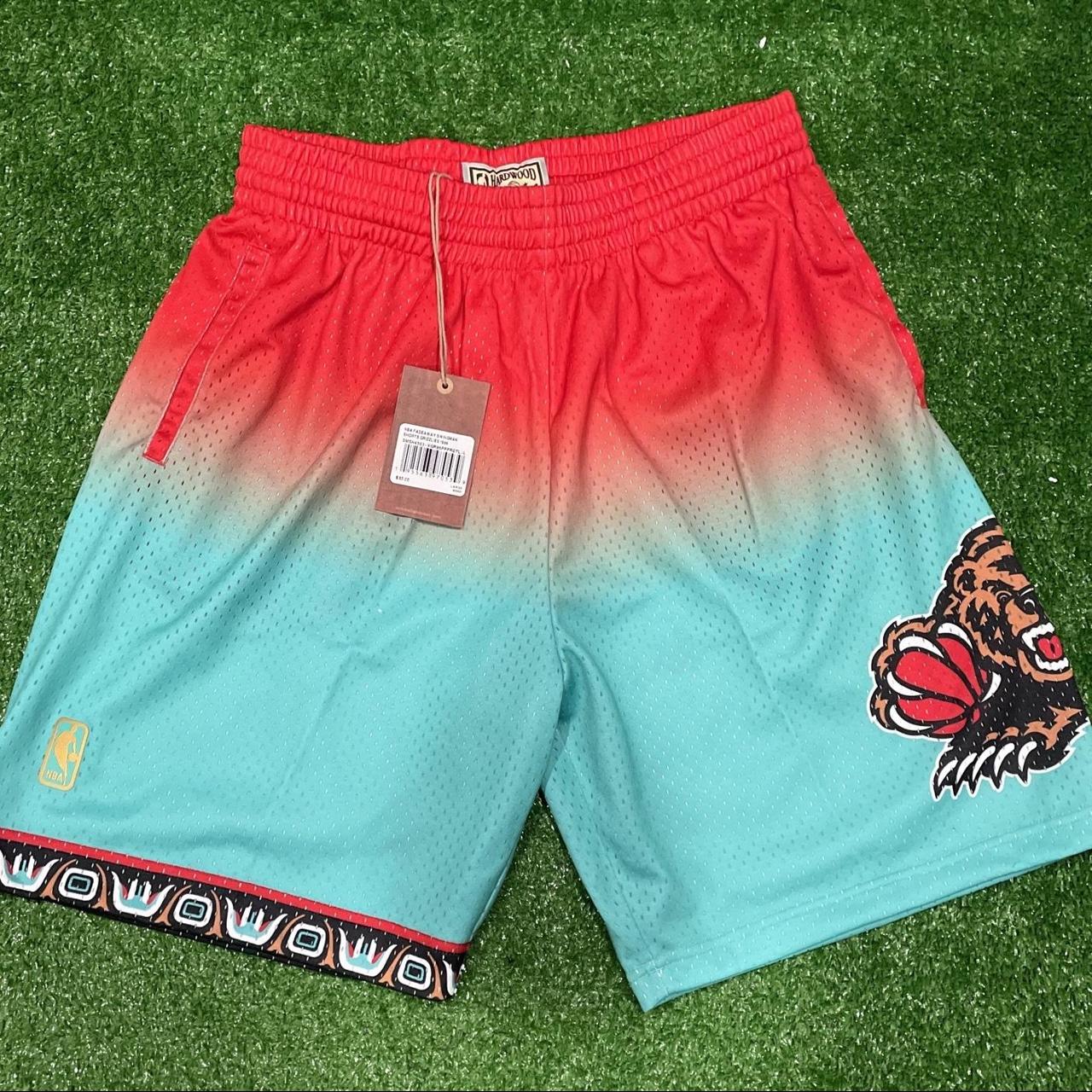 grizzlies shorts mitchell and ness