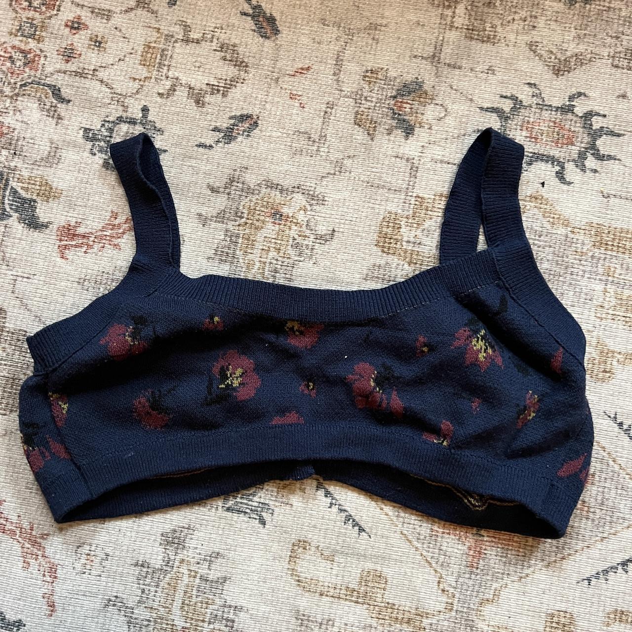 Zara floral bra top Depop