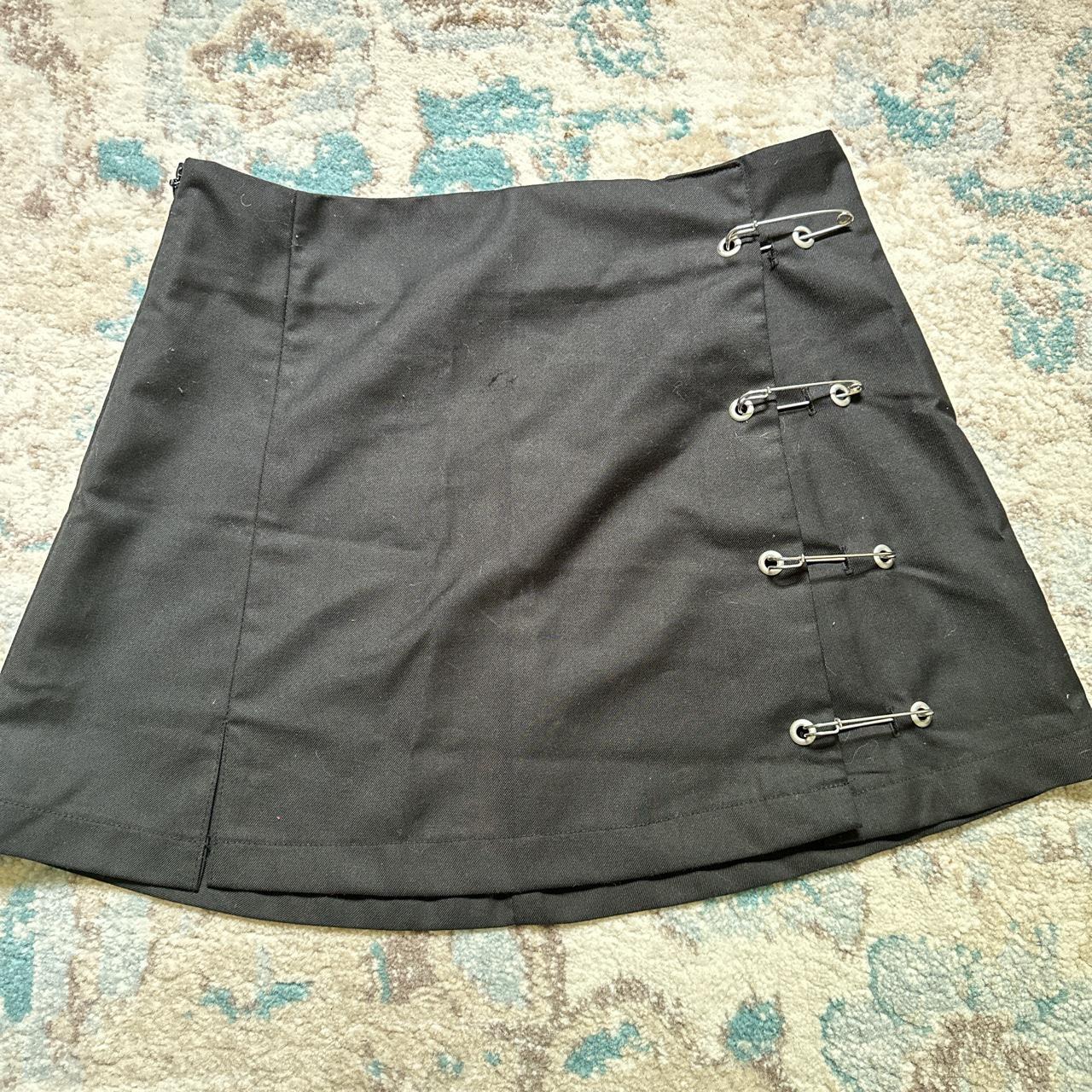 Safety pin skirt reminiscent of that unif skirt... Depop