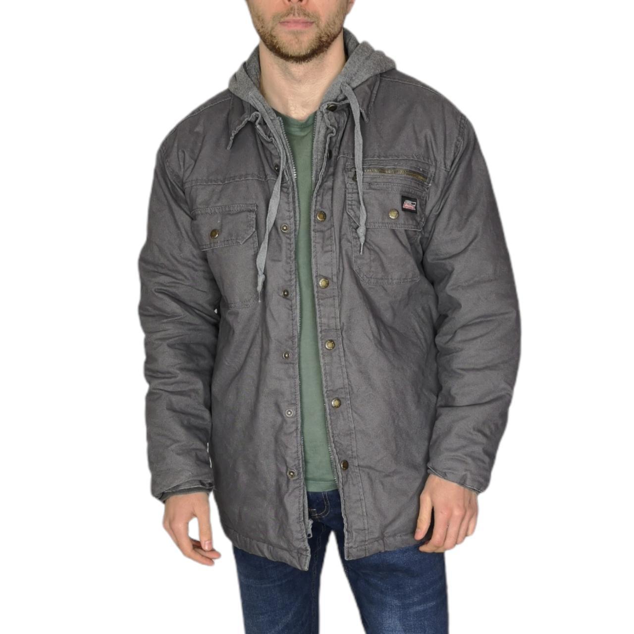 Dickies big men's deals canvas shirt jacket