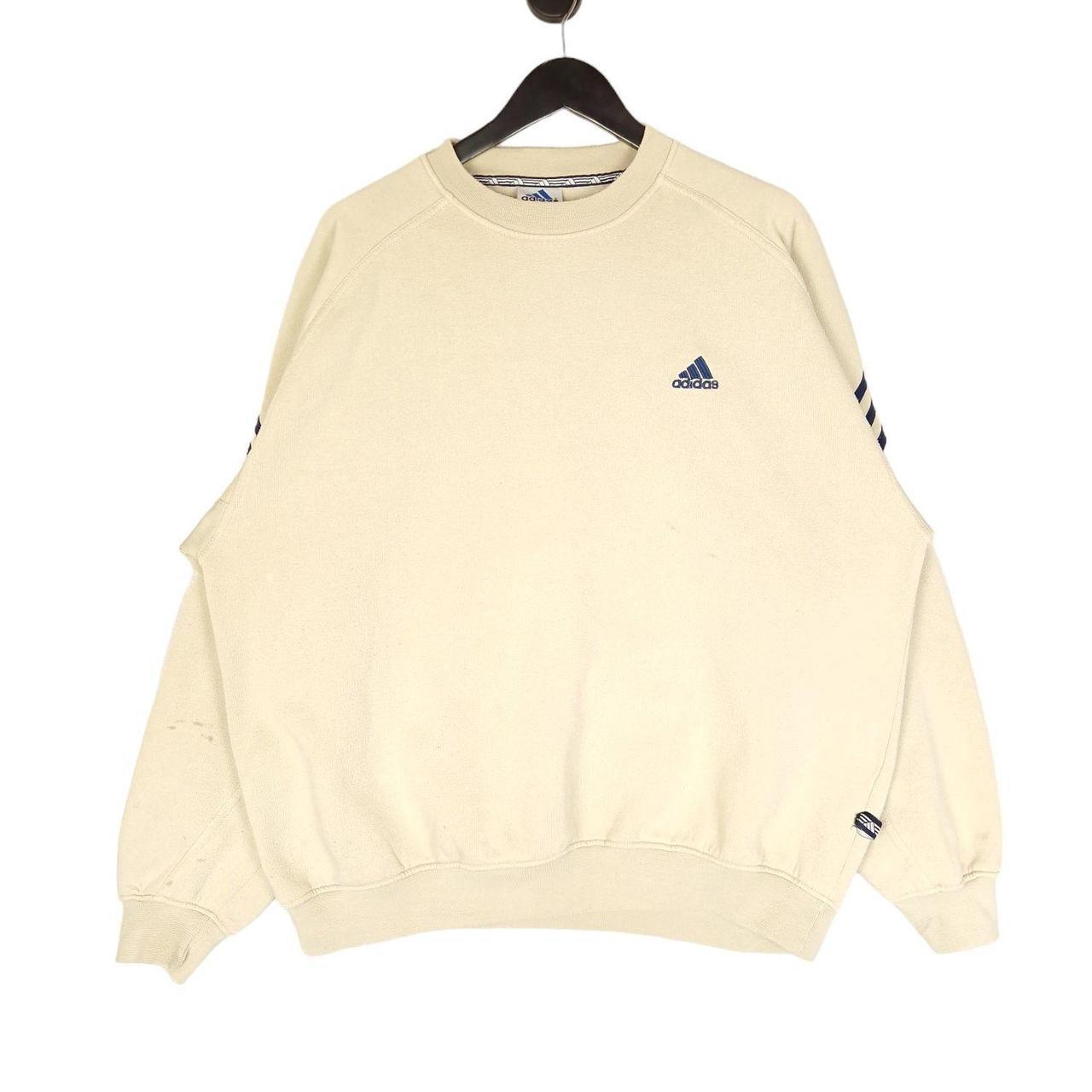 90 s Adidas Sweatshirt Size XXL In Cream Men s