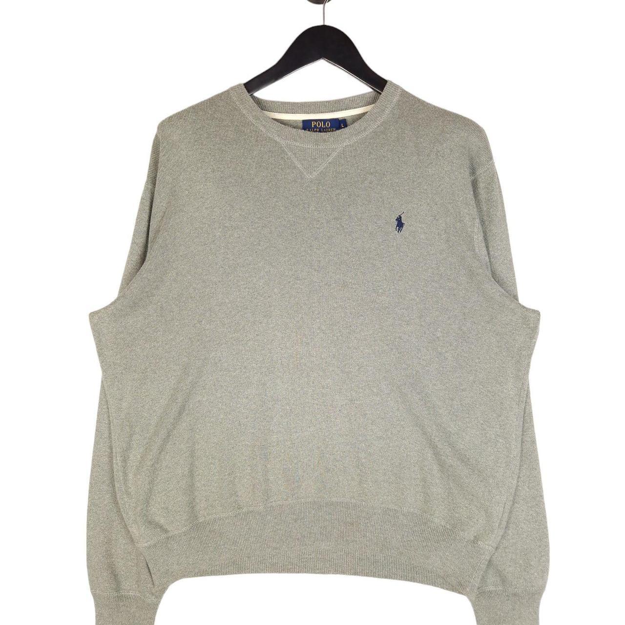 Polo Ralph Lauren Jumper Size XL In Grey Men s 100 Depop