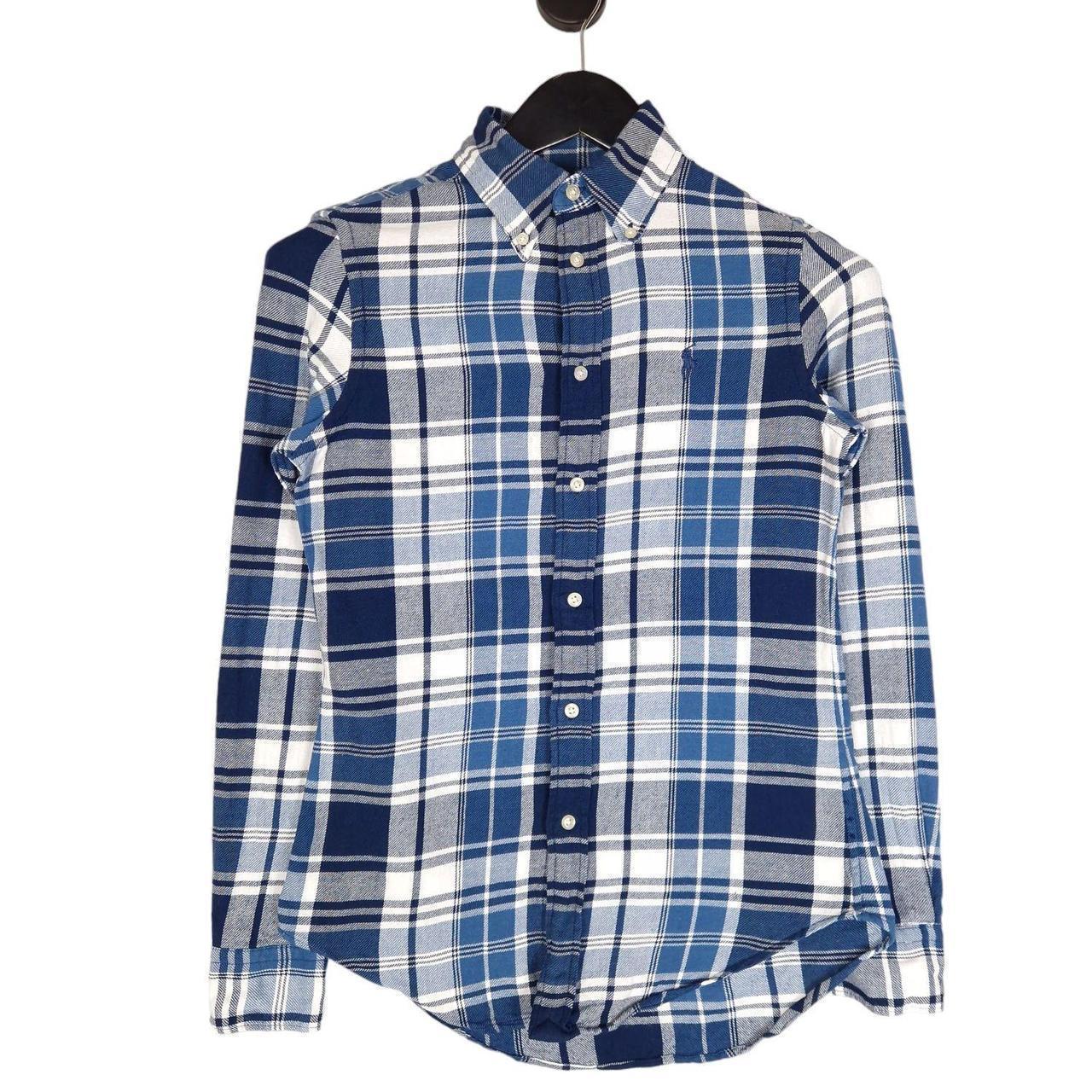 Flannel polo shirt womens fashion