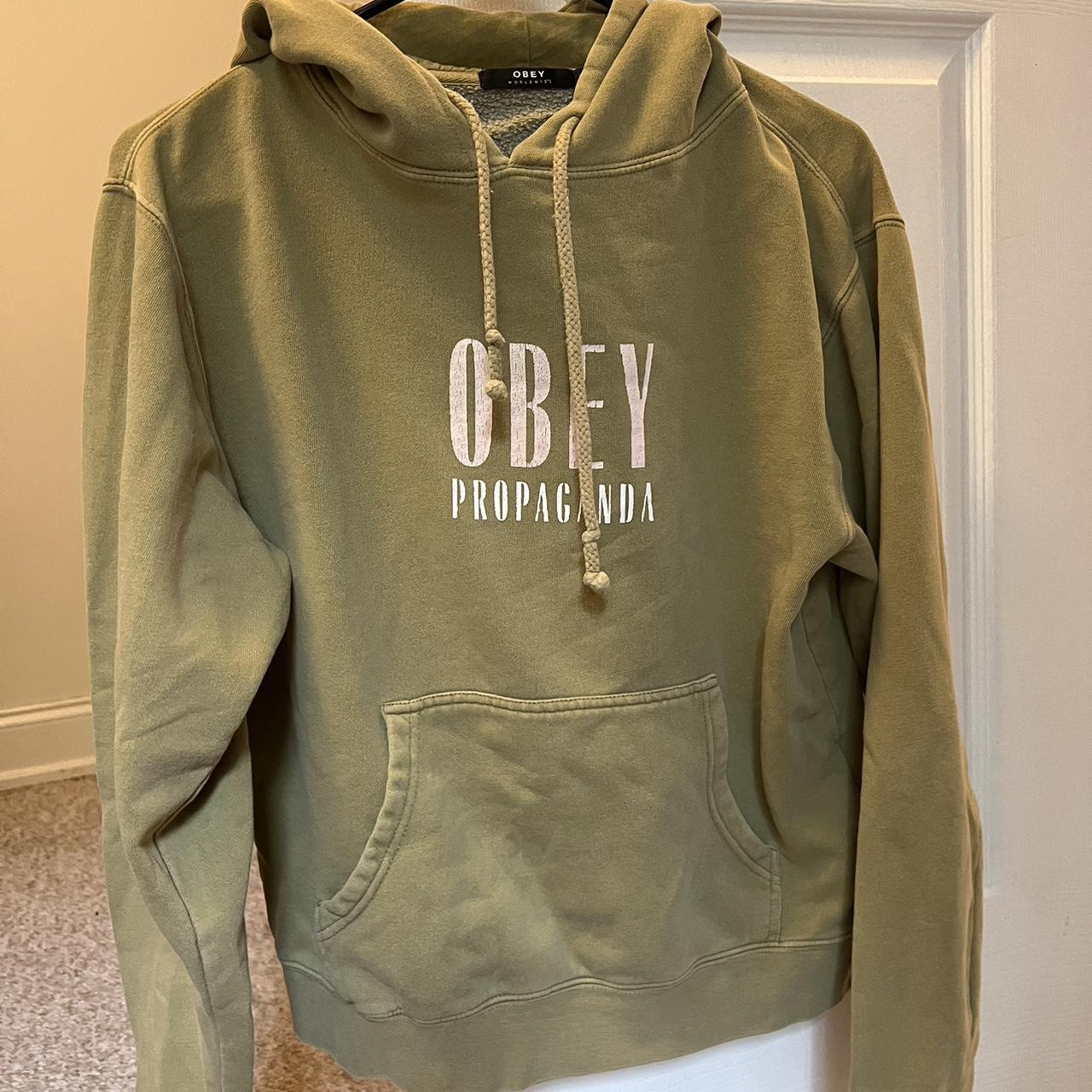 OBEY brand sweatshirt. Avocado color. Super cute for Depop