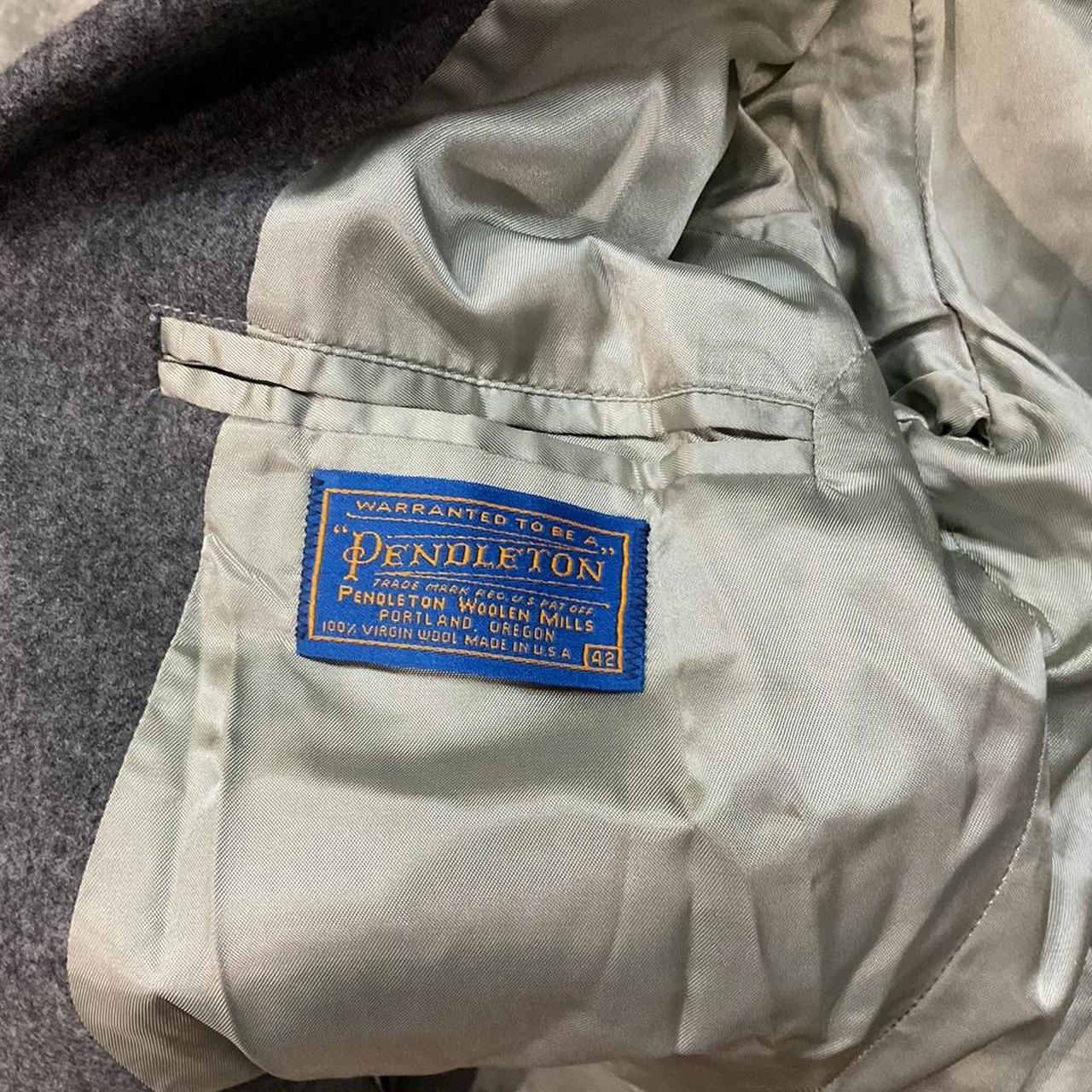 Pendleton Men's Jacket - Grey - L – Grey Pendleto… - image 2