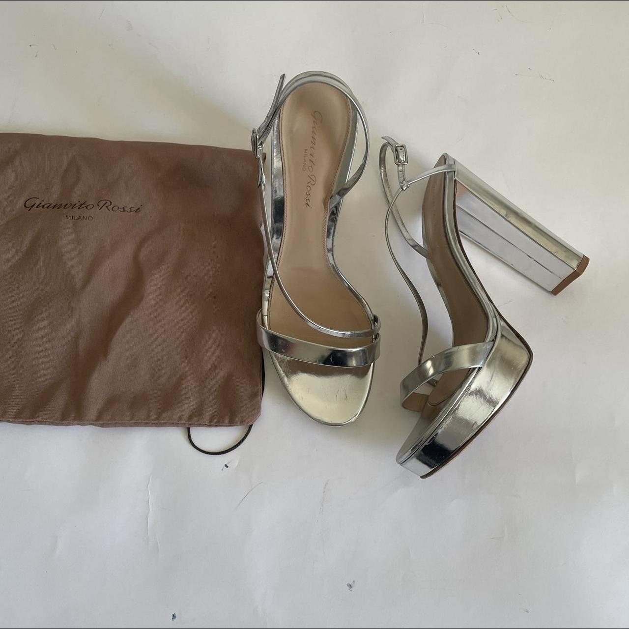 gianvito rossi silver heels